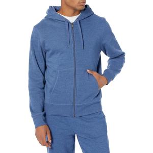 Amazon Essentials Men's Full-Zip Fleece Hoodie, (XX-Large, Blue Heather)