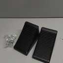 ROBLOCK Heavy-Duty Rubber Wheel Chocks with Eyebolt for Cars, RVs, Trucks, Trailers, and Vehicles, 2 Pack Anti-Slip Design Chocks Black Wheel Wedge, (6.5" x 3.75" x 4"), 2 Pcs