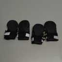 QUMY Dog Shoes for Large Dogs, Medium Dog Boots & Paw Protectors for Winter Snowy Day, Summer Hot Pavement, Water-Resistant in Rainy Weather, Outdoor Walking, Indoor Hardfloors Skid-Resistant Sole (Size 2: 1.9''x2.4''(W*L) (Pack of 4))