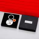 VANLOVEMAC Boo Basket Stuffers for Women Men Funny Halloween Ghost Keychain Halloween Themed Gifts for Him Her Spooky Basket Stuffers for Girls Boys Boo Jee Keychain Christmas Stocking Stuffer