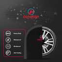 RV Tire Covers 4 Pack, Tough Tire Wheel Protector for Truck, SUV, Travel Trailer, Camper, Motorhome, Boat, Van, PU Oxford Waterproof Sun Rain Snow Protector Cover, Fits Tire Diameters 26-29 inch