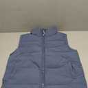 Huaqiao Women's Quilted Puffer Vest Stand Collar Sleeveless Coat Zipper Winter Gilet Jacket (Armygreen)