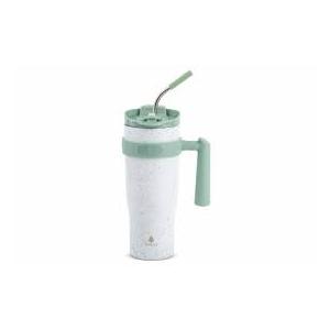 Manna Juno Tumbler Cup Mug 40 oz Light Green Speckle Straw Lid Stainless Steel