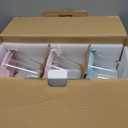 Freshmage 23oz Glass Meal Prep Containers with Lids, Airtight 3-Cup Glass Storage Containers Set, Heat-Resistant BPA-Free for Soup, Leftover, Microwave, Dishwasher, and Freezer Safe (6 Packs) (Multicolor)