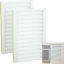 Window Air Conditioner,Side Insulated Foam Panel, Summer/Winter Heat and Draft Insulating,Two-Piece Full Surround Insulation Panels Window Seal with 4 Pressure Strips high density Mid rebound