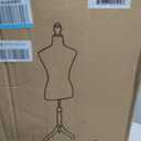 FDW Manikin 60-67Height Adjustable Female Dress Model Display Torso Body Tripod Stand Clothing Forms (Black, 60-67 Inches)