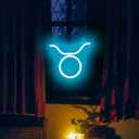 The Zodiac Horoscope Neon Sign, Taurus LED Neon Signs for Wall Decor, Astrology Zodiac Horoscope Neon Lights Beautiful Spiritual, Birthday Party, Home Kids Room Decor Taurus