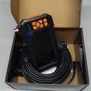 49.2 Feet Inspection Endoscope Camera with Light, 1080P HD Borescope Camera with Light, 4.3" IPS Screen, IP67 Waterproof Sewer Borescope, 49.2Ft Semi-Rigid Cord Drain Pipe Endoscope Cool Gadgets Tool