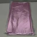 Pack of 3 Quhora Shiny Foil Disposable Plastic Tablecloths for Rectangle Tables - Pack of 2 | 54x108 inches - Perfect for Parties, Events, and Weddings, Indoor and Outdoor Use - Pink