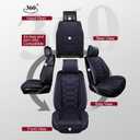 OASIS AUTO Custom Fit Seat Covers Compatible with Chevy Equinox (2010-2026), Waterproof Faux Leather Protector, SUV Interior Accessories (Front Pair, Black)