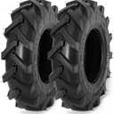 2 PCS 4.80/4.00-8 Tires, 4.80x4.00-8" Tubeless Turf Lawn Garden Tires for Tractor Tillers Golf Cart Most Garden Lawn Mower Tires