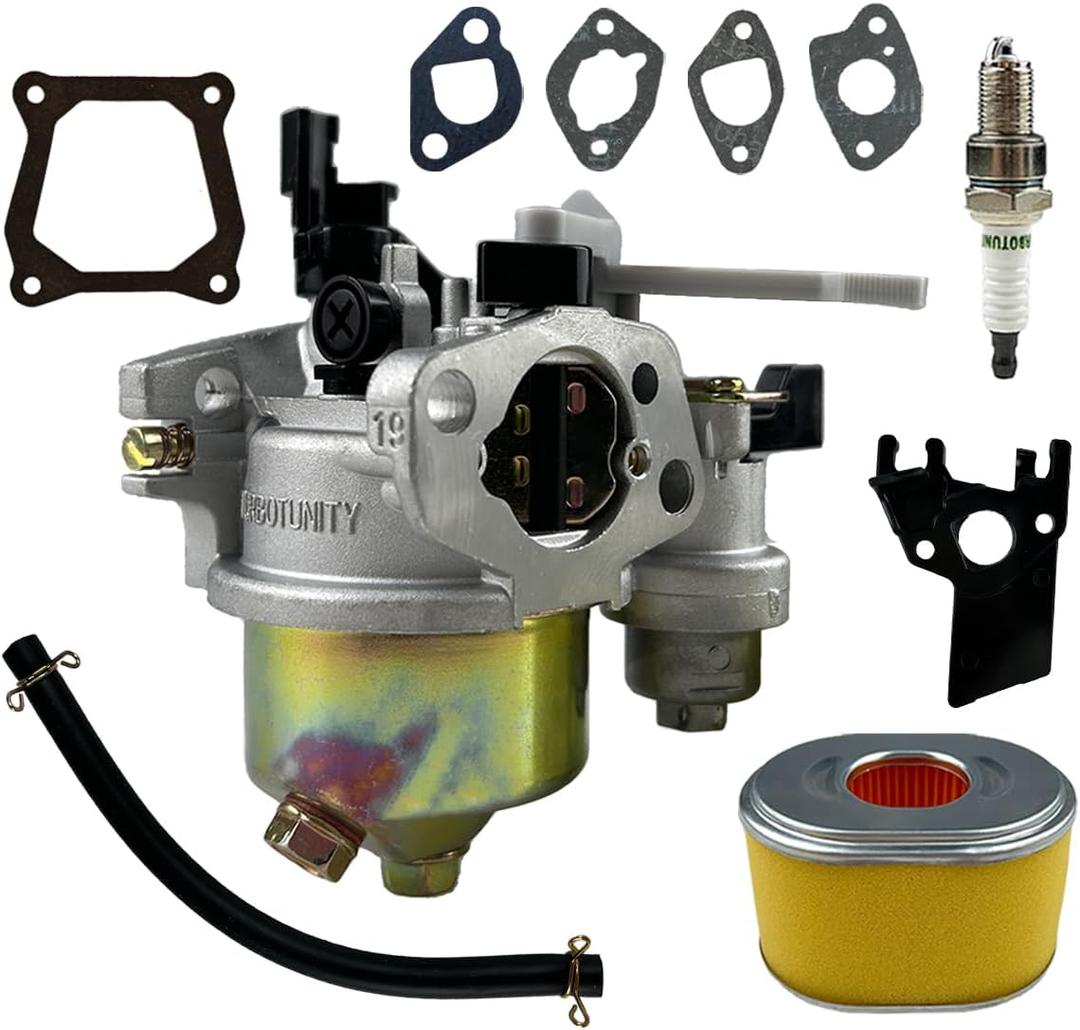 GX160 carburetor Kit for Honda GX200 4hp 5.5hp 6.5hp, Parts for 163c 196cc 212cc 224cc Small Engines Tune up (carb & filter & spark plug)