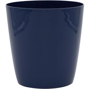 The HC Companies Aria Round Self-Watering Pot - Lightweight Plastic Planter for Herbs & More - Durable Plant Pots for Indoor Plants & Outdoor Plants (12" Sapphire Blue, Pack of 1)