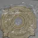16"OD x 3 1/2"ID x 1"P Attica Thermoformed PVC Ceiling Medallion (Fits Canopies up to 5 5/8"), Universal Metallic Champagne Mist
