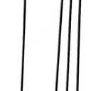 Tetra-Teknica YH-028 18-Inch Steel Extension S Hook for Plants, Bird Feeders, Lanterns, Powder Coated Black, 4-Pack