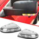 68064948AA 68064949AA Front Mirror Turn Signal Puddle Light for Dodge Ram 1500 2500 3500 2010-2018, Ram 1500 Classic 2019-2022 68232479AA 68232478AA (Clear Lens)