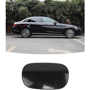 LIMBQS Fuel Tank Cover for Mercedes-Benz W205 C300 C400 C43 C450 C63 C200 C250, Fuel Tank Filler Door Cover for Mercedes-Benz C Class C350e C63 AMG 2014-2021 (Not Painted)