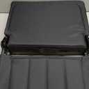 Heated Stadium Seats with Back Support for Bleacher, Portable 5-Angle and Adjustable Height Thick Cushion Seat with Cup Holder Storage Bag, Includes Shoulder Strap, Used for Sports Events and Concerts