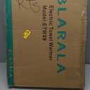 Heated Towel Racks for Bathroom, Wall Mounted Electric Towel Warmer Racks with Timer & Temperature Control, 6 Bar Stainless Steel Towel Heater for Bathroom, Brushed Silver, Plug-in