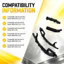Front Bumper Headlight Bracket Compatible with Accord 2008-2012