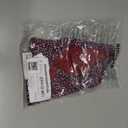 Amazon Essentials Women's Side Tab Bikini Swimsuit Bottom (Large, Brick Red Leopard)