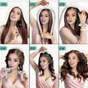 2 x Satin Heatless Curling Set - Hair Rollers for Curls Heatless Hair Curlers & Hot Rollers Hair Curlers to Sleep in Curling Rod Headband Curler (Dream Nebula)