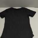 BONITEE Women Bodysuit Tops Summer Half Sleeve Bodysuit Shirts 2026 Casual Ribbed Slim Fit Round Neck Jumpsuit Blouses (Medium)