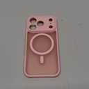 MOCCA Magnetic for iPhone 17 Pro Case, (Compatible with Magsafe) (16FT Military Grade Protection) Full Camera Protection Anti-Fingerprint Slim Translucent Matte Phone Cover 6.3",Pink