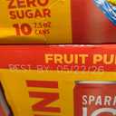 2 x Sparkling Ice Fruit Punch Sparkling Water, with Antioxidants and Vitamins, Zero Sugar, 7.5 fl oz Mini Cans (Pack Of 10)