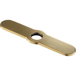 KRAUS Deck Plate for Kitchen Faucet in Brushed Brass, DP03BB
