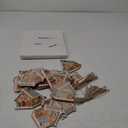 Thyle 24 Pcs Pastel Gingerbread House Ornaments for Christmas Tree Wooden Christmas Hanging Gingerbread Candy House Decoration for Xmas Tree Holiday Crafts Party Favor Gifts Holiday Decor