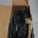 12ft x 5ft 360 LED Christmas Net Lights, 8 Modes Waterproof With Timer Low Voltage Connectable Mesh Lights for Trees, Bushes, Shurb, Garden, Outdoor Decoration(1 Pack, Green Wire, Blue)