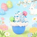 Butter Galaxy Slime Kit Easter Basket Stuffers - 8 Prefilled Easter Eggs with Butter Slime & Cute Slimes Add-ins, Soft & Non Stick Fluffy Slimes for Birthday Party Favors for Girls & Boys Egg Fillers