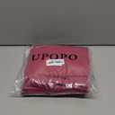 UPOPO Burgundy Red Velvet Throw Pillow Covers Euro Soft Solid Decorative Pillowcase Set Square Cushion Case for Sofa Bedroom Car 2 Pcs 26 x 26 inch