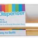 Melissa & Doug Wooden Tabletop Paper Roll Dispenser With White Bond Paper (12 inches x 75 feet) Drawing For Kids Art, Craft Roll For Kids