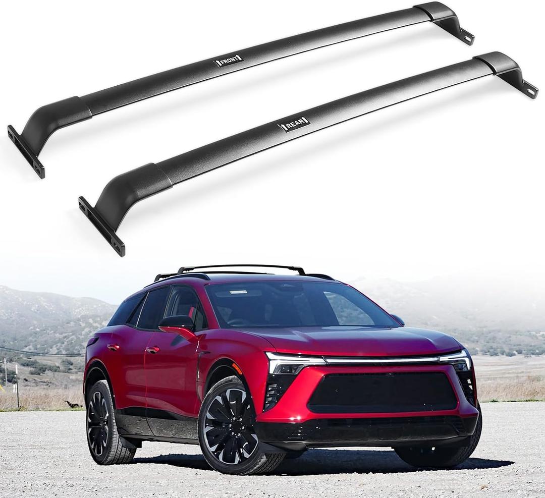 Snailfly Roof Rack Cross Bars Fit for 2019-2026 Chevy Blazer with Side Rails (Not for EV), Easy Install Aluminum Crossbars Cargo Carrier, 220 lbs Rooftop Accessories for Bike Kayak Skis Luggage