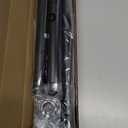 ALLZONE Heavy Duty Tension Shower Curtain Rod 42-83 Inches for Bathroom, Window, Non-Slip, Adjustable with Strong Spring Pole for Closet, Doorway, No Rust, No Drilling, Black