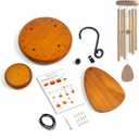 Premium Wind Chime Repair Kit for Small to Medium Chimes - Easy DIY Replacement Parts for Standard 6-Tube Chimes (No Tubes, Max 37" Overall Length)