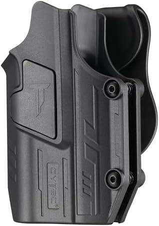 Mega-Fit Light Bearing OWB Holster Compatible with Streamlight TLR-2/TLR-1 HL, Right Hand