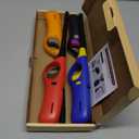 4 Pack Candle Lighter Long Lighters, Refillable Butane Lighters for Candle Camping Fireplace Party BBQ Grill(No Fuel)