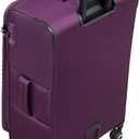 It Luggage Circulator 32" Softside Checked 8 Wheel Expandable Spinner, Italian Plum
