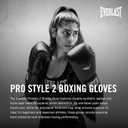 Everlast Prostyle 2 Boxing Gloves, Entry Level Training Gloves for Men and Women, Secure Fit Hook and Loop Closure & Ventilation, Heavy Bag & Speedbag Training
