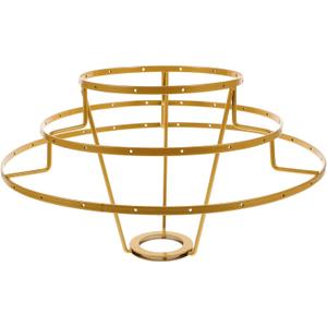 OSALADI DIY Chandelier Frame Lamp Shade Wire Frame 10.9 Inch Iron Light Fixture Replacement for Ceiling Pendant Lamps and Table Lamps