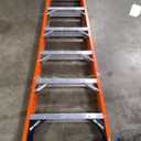 Louisville Ladder 8-Foot Fiberglass Step Ladder, 375-Pound Load Capacity, Type IAA, FS1408HD