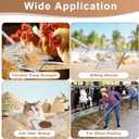 Chicken Poop Scooper,Coop Scoop Shelf, Detachable Tool (36 to 63 inches),Stainless Steel Coop Scoop, Poop Shovel for Chicken Coop Accessories,Chicken Coop Scoop,Chicken Coop Cleaning Tools.