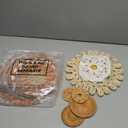 Tatuo 11 Pcs Boho Wall Basket Decor Decorative Bulrush Woven Basket Wall Decor Art Round Farmhouse Hanging Baskets for Kitchen Rustic Home Summer Decorations, Multi Sizes(Delicate)