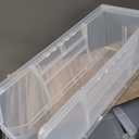 Akro-Mils 30224 AkroBins Plastic Storage Bins, 11"x 4"x 4", Clear, 12-Pack