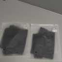 Zhanmai 2 Pairs Men's Thigh High Compression Stockings Footless 20-30 Mmhg Compression Leg Sleeves Thigh High Graded with Silicone Band for Men Sport Running Edema Swelling Black XL