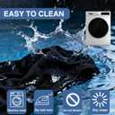 Gdmhy Couch Covers for Sectional L Shaped Sofa Cover with 2 Seat Cushion Cover-Print L-Shape Sofa Slipcovers,Washable 2 Seat l Shaped Couch Cover,Elastic Furniture Protector for Pets,Kid,Living Room (Spot Pattern+white)