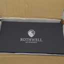 ROTHWELL 4-Slot Piano Black Watch Box with Valet Drawer - Premium Jewelry Display Case Organizer with Locking Glass Top and Microsuede Liner for Men & Women (Green Interior)
